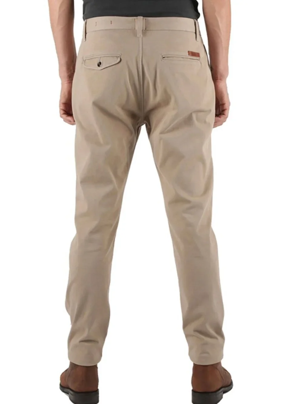 Sand Beige Denit® Stretch Chino by Hiroshi Kato NWT - Picture 2 of 6